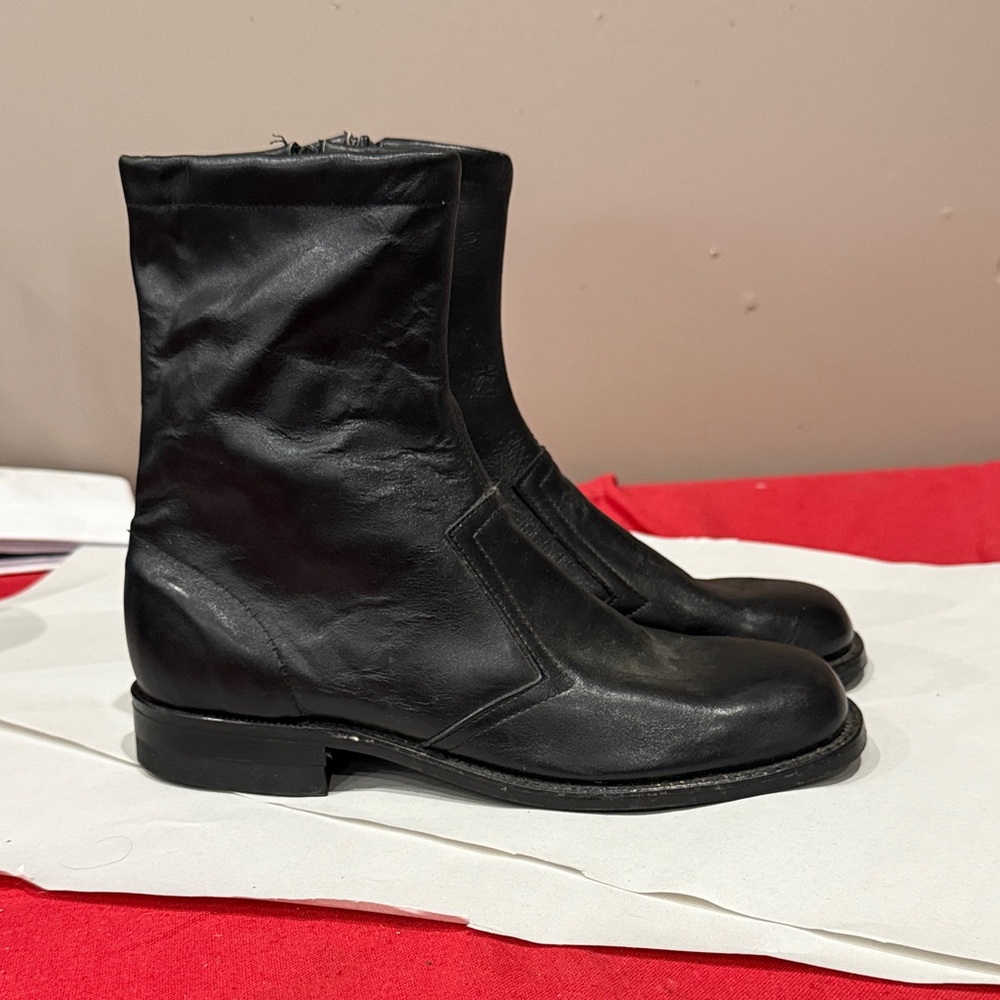 Men's Black Leather Boots